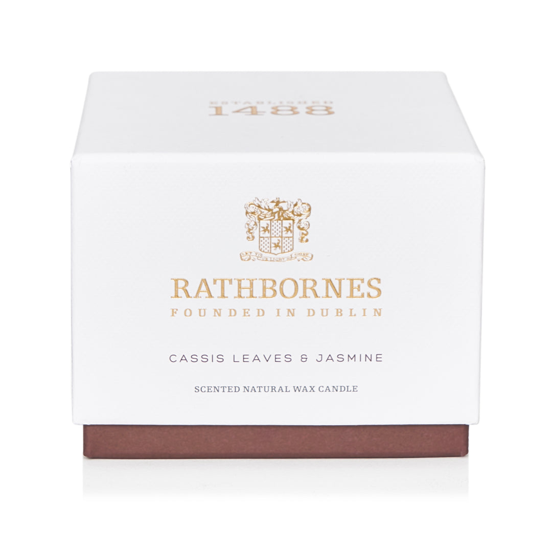 Cassis Leaves And Jasmine Scented Luxury Candle