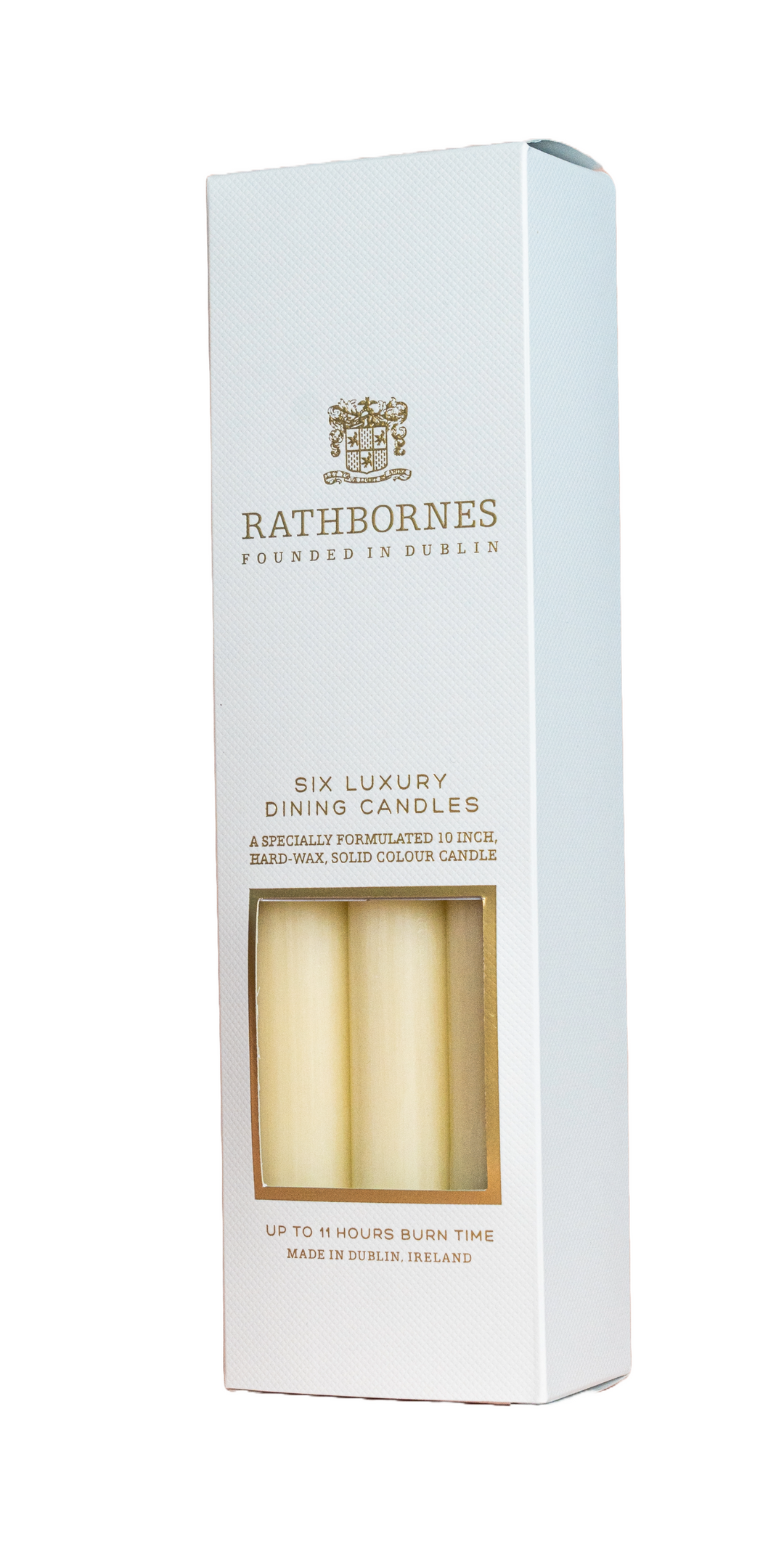 Ivory Dinner Candles - Pack of 6 (Unscented)