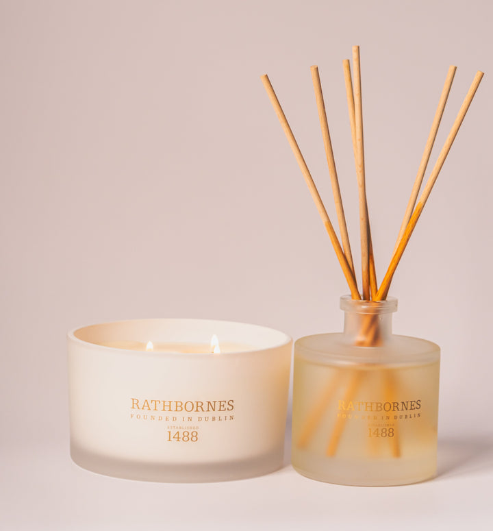 Dublin Tea Rose, Oud & Patchouli Scented Reed Diffuser
