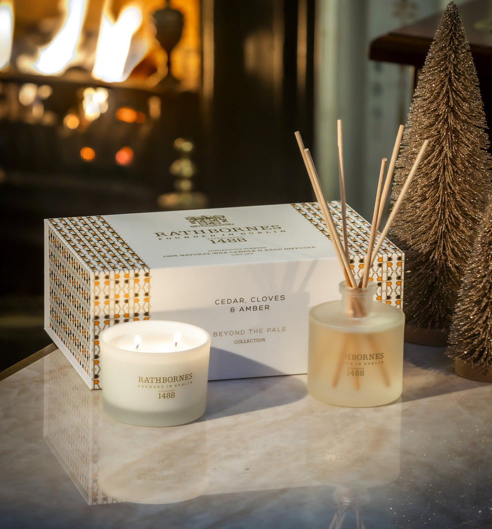 Rathbornes luxury candle and reed