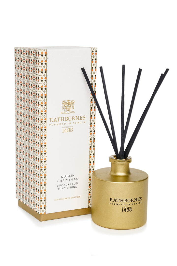 Dublin Christmas Scented Reed Diffuser (Eucalyptus, Mint & Pine)