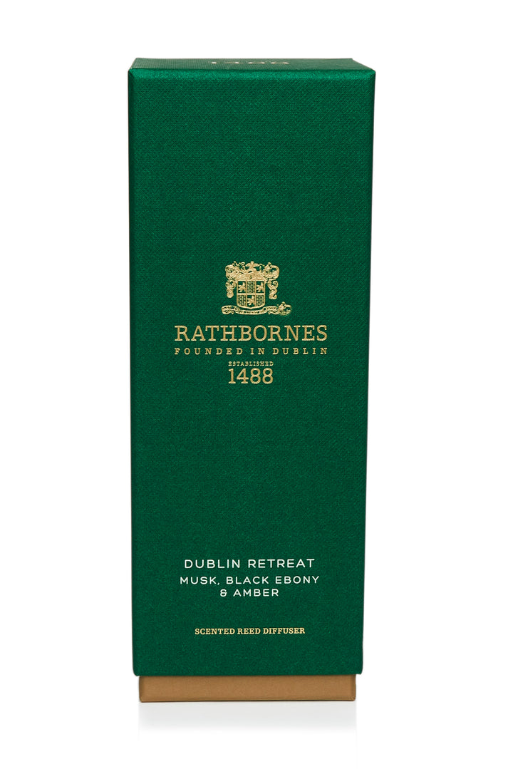 Dublin Retreat Scented Reed Diffuser (Musk, Black Ebony & Amber)