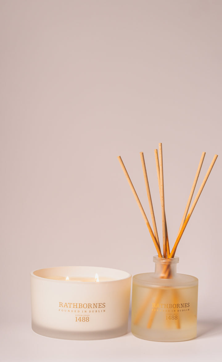 Dublin Tea Rose, Oud & Patchouli Scented Reed Diffuser