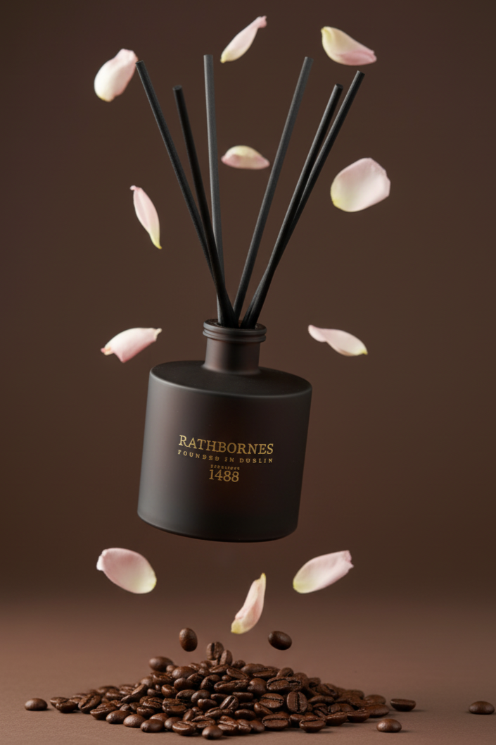 Seanchaí Ember Premium Diffuser with Roasted Coffee, Rose and Amber