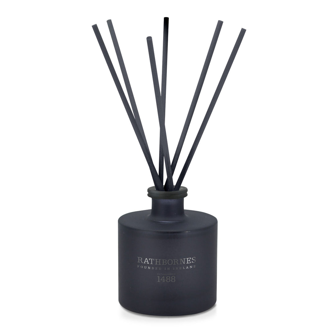 Rathbornes Dublin Dusk 200ml scented reed diffuser with natural reeds