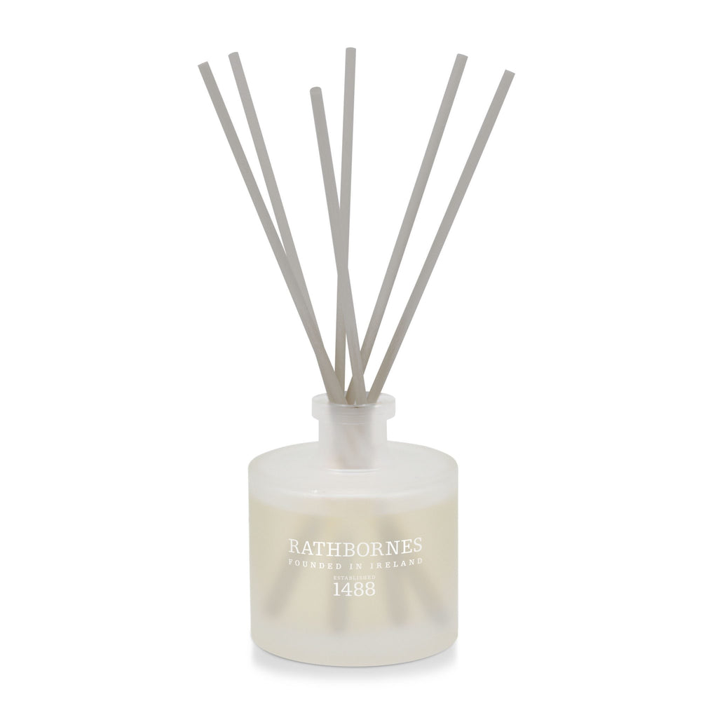 Rathbornes Dublin Dawn 200ml scented reed diffuser with natural reeds