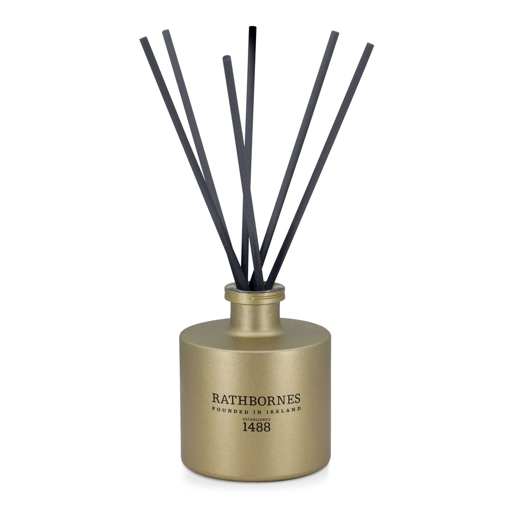 Rathbornes Dublin Christmas 200ml scented reed diffuser with natural reeds