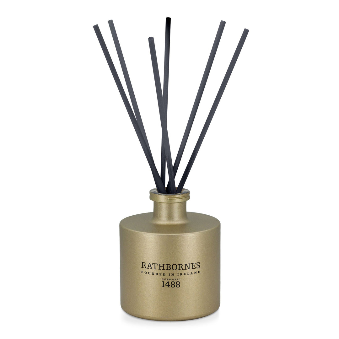 Rathbornes Dublin Christmas 200ml scented reed diffuser with natural reeds
