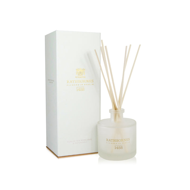Dublin Tea Rose, Oud & Patchouli Scented Reed Diffusers