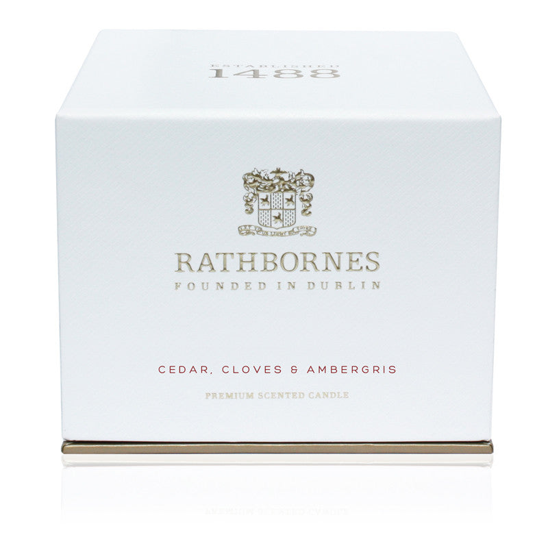 Cedar, Cloves & Amber Scented Classic Candle