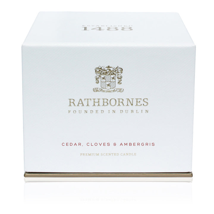Cedar, Cloves & Amber Scented Classic Candle