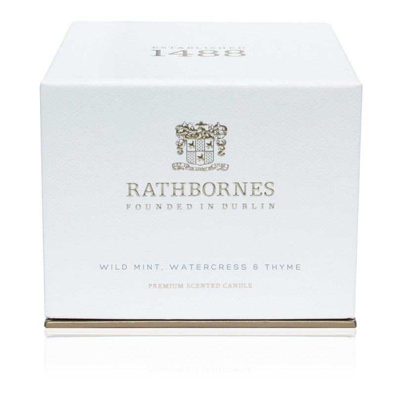 Wild Mint, Watercress & Thyme Scented Classic Candle