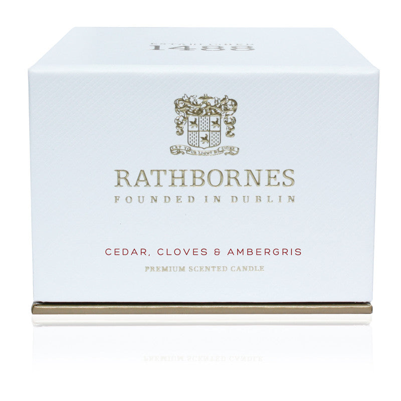 Cedar, Cloves & Amber Scented Travel Candle