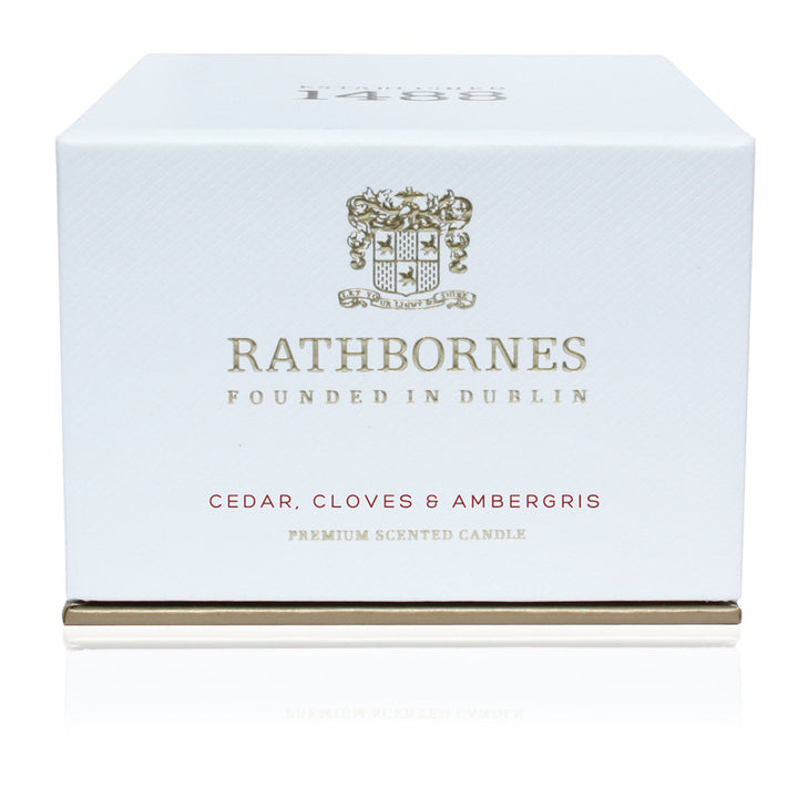 Cedar, Cloves & Amber Scented Travel Candle