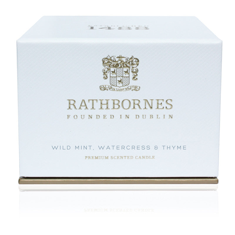Wild Mint, Watercress & Thyme Scented Travel Candle