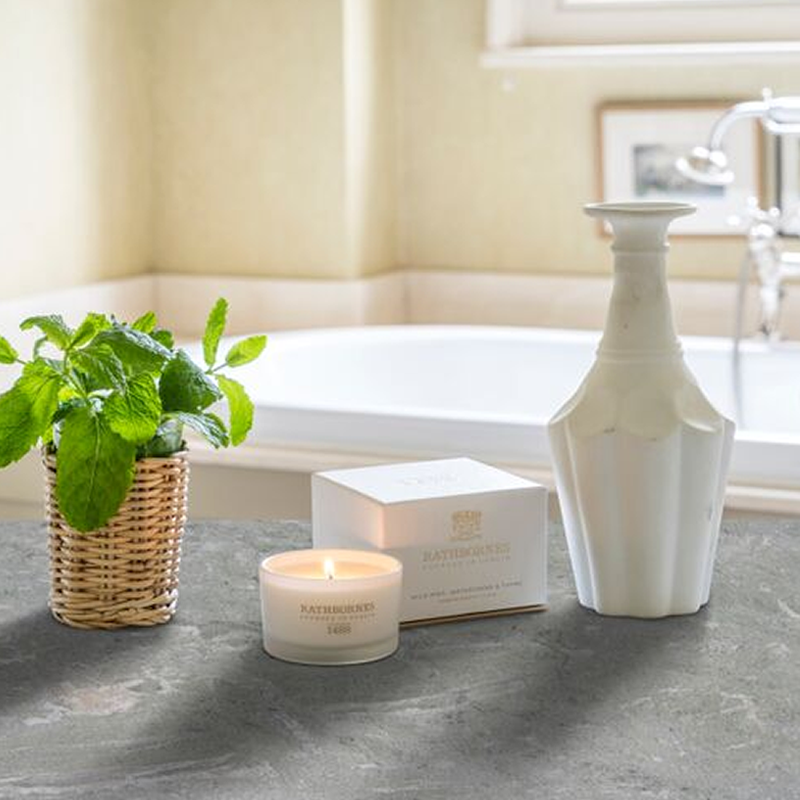 Wild Mint, Watercress & Thyme Scented Travel Candle